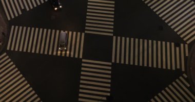 Ginza yüksek açılı bir Sukiyabashi gecesi.