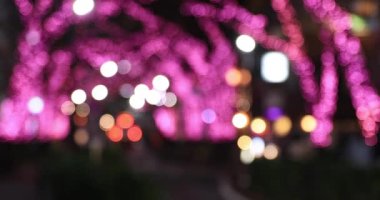 Shibuya 'da aydınlık bir cadde ortaya çıkmış.