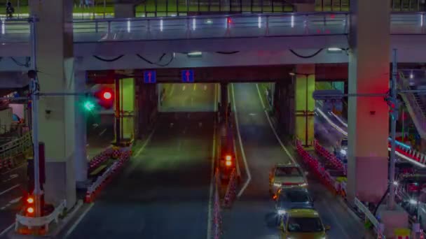 渋谷の渋滞の夜のタイムラプス — ストック動画