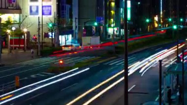 Kinshicho yakınlarındaki neon sokağının gece zamanı.