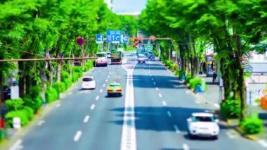 Minyatür trafik sıkışıklığının şehir merkezindeki gece vardiyasında meydana geldiği zaman.