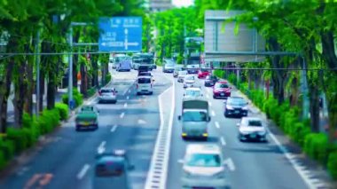 Minyatür trafik sıkışıklığının şehir merkezindeki gece vardiyasında meydana geldiği zaman.