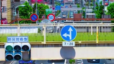 Tokyo şehir merkezindeki trafik sıkışıklığının zamanlaması uzun vadeli bir çekim.