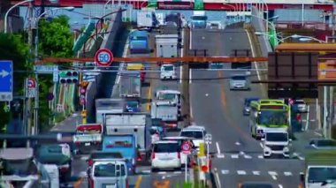 Tokyo şehir merkezindeki trafik sıkışıklığının zamanlaması uzun vadeli bir çekim.