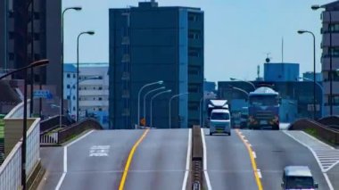 Tokyo şehir merkezindeki trafik sıkışıklığının zamanlaması uzun vadeli bir çekim.