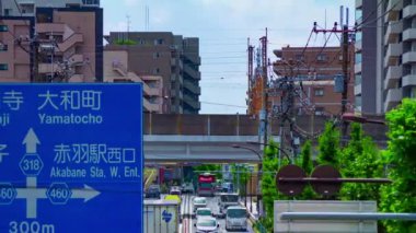 Tokyo şehir merkezindeki trafik sıkışıklığının zamanlaması uzun vadeli bir çekim.