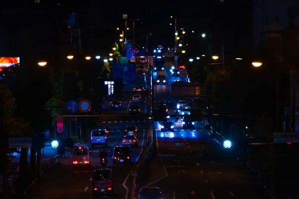 Una notte in centro a Tokyo. — Foto Stock