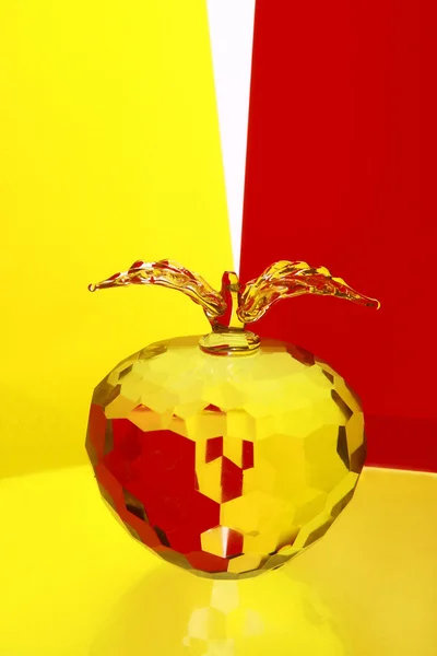 Glas apple Stockafbeelding