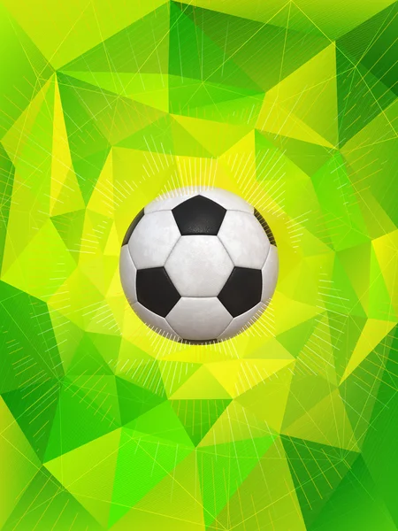 Brazil Soccer Ball Background — Stock Photo, Image