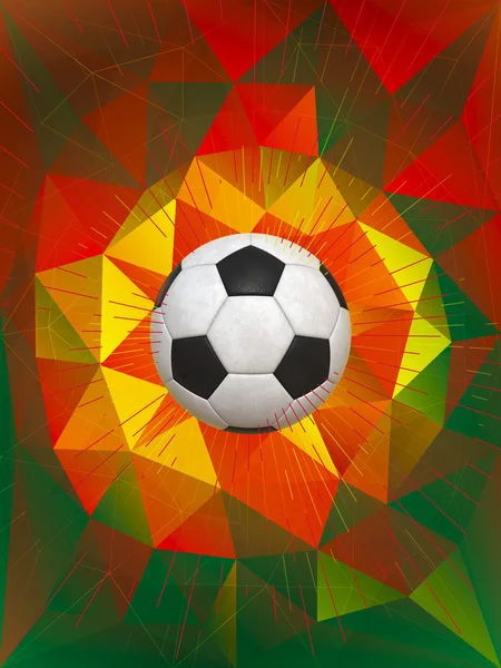 Portugal Soccer Ball achtergrond — Stockfoto