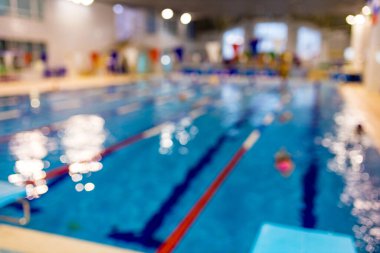 Olimpik yüzme havuzu su altında hiç kimse kopyalayamaz