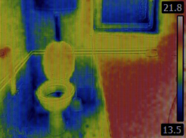 Infrared Toilet Image — Stock Photo, Image