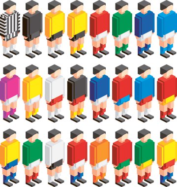 Basit izometrik oyuncular