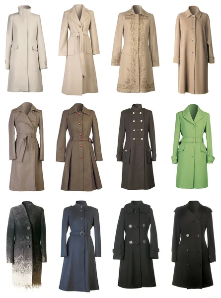 Fall Coats Cutout — Stock Photo, Image