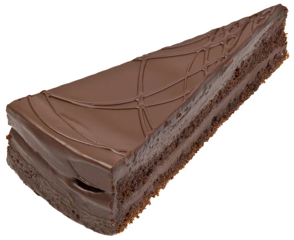 Chocolate Cake Cutout — Stock Photo, Image