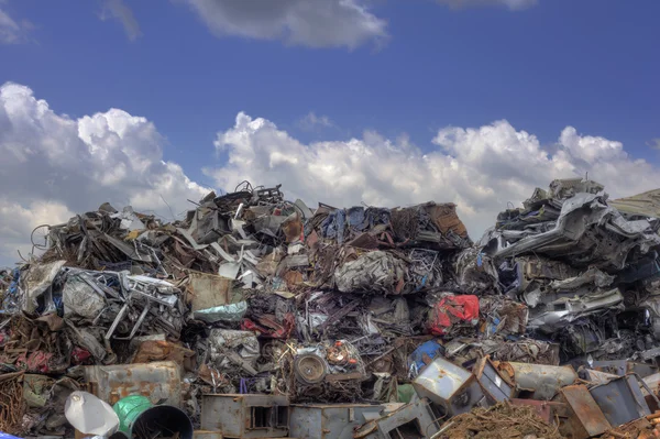 Переработка мусора — стоковое фото