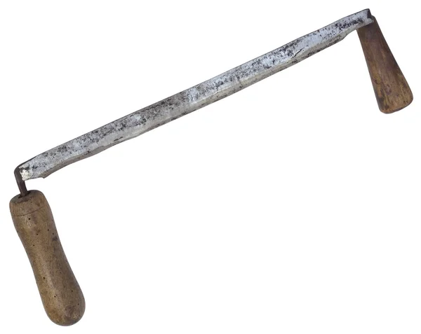 Old Traditional Drawknife Cutout — Stock Photo, Image