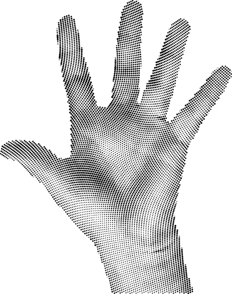 Растрові руку — стоковий вектор