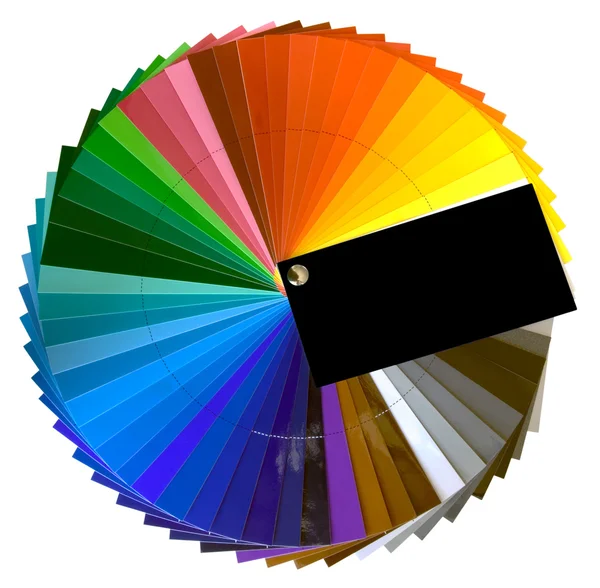 Renk renk örneği kesme — Stok fotoğraf