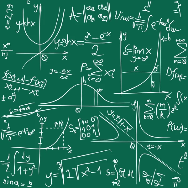 Bakgrund till matematik — Stock vektor