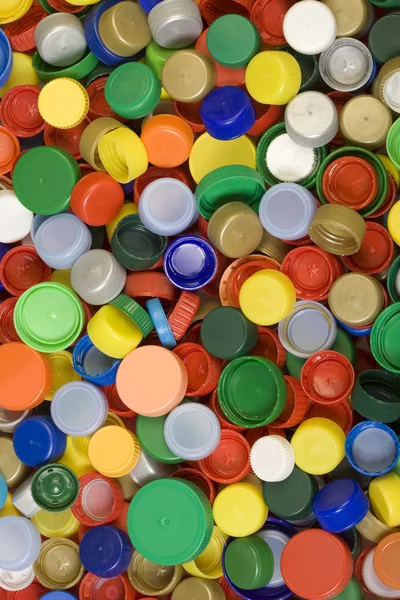 Plastic Caps Background — Stock Photo, Image