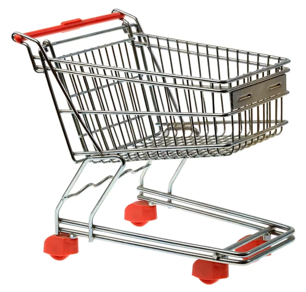 Shopping Trolley Cutout — Stock Photo, Image