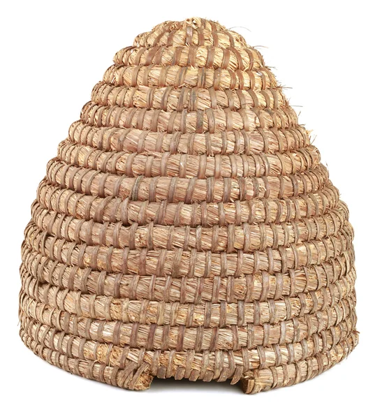 Straw Bee Hive — Stock Photo, Image