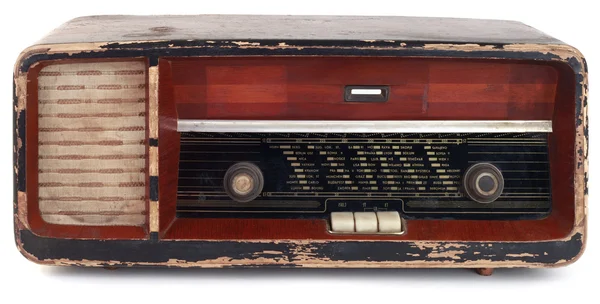 Old Wooden Radio — Stock Photo, Image