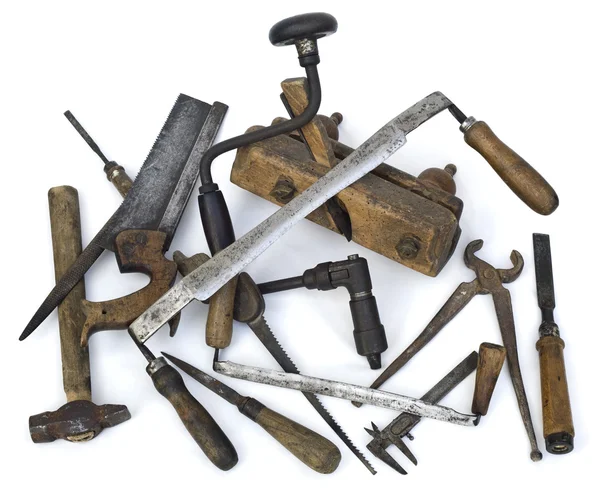 Old Carpenter Tools Stock Image
