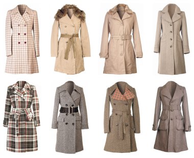 Kış Coats kesme
