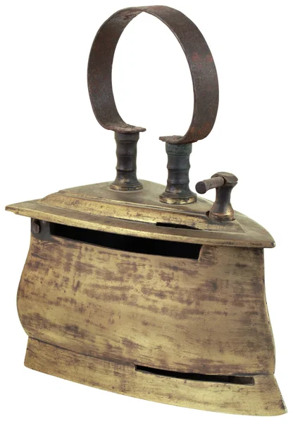 Cooper starego żelaza wyłącznik — Zdjęcie stockowe
