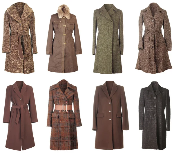 Zimní kabáty výřez — Stock fotografie