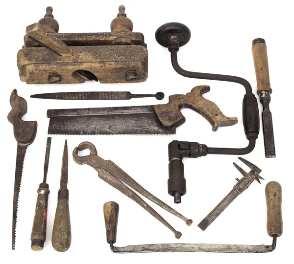 Vieux outils en bois — Photo