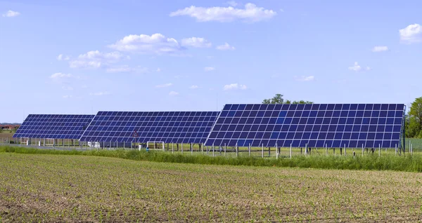 Solar Photovoltaic Panel Cells — Stock Photo, Image