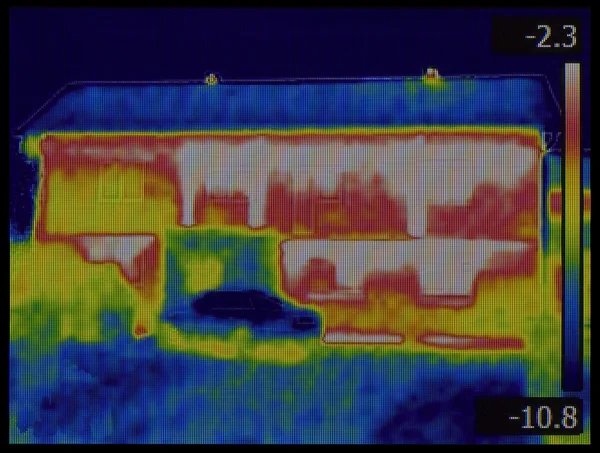 Infrared Image of the House — Stock Photo, Image