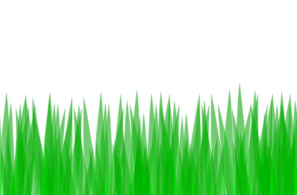 Ilustración vectorial de hierba verde — Vector de stock