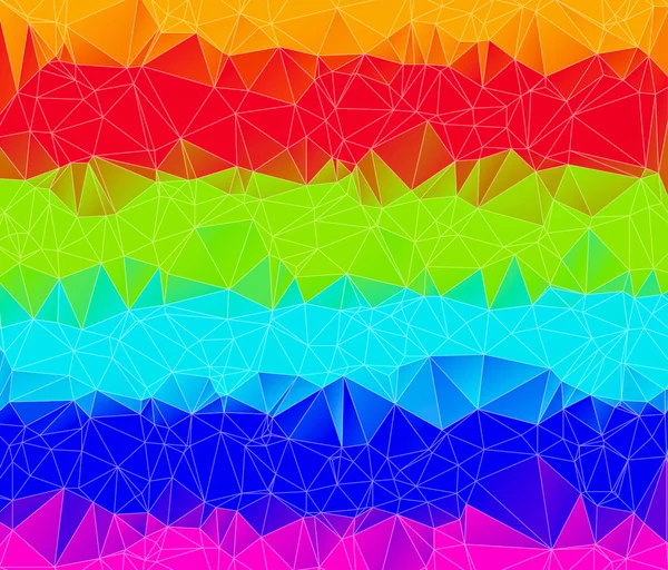 Abstrakte polygonale Hintergründe. Vektorillustration — Stockvektor