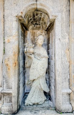 Melek tapınağın eski kaya oyma