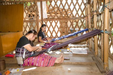 Ban Nai Soi, Mae Hong Son il, Tayland - 14 Aralık: Kare