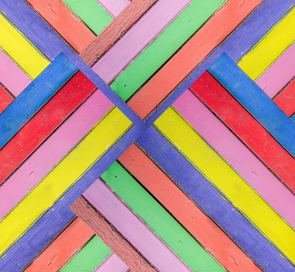 Colorful of wood — Stock Photo, Image