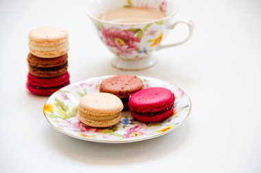 Bademli kurabiye ve kahve