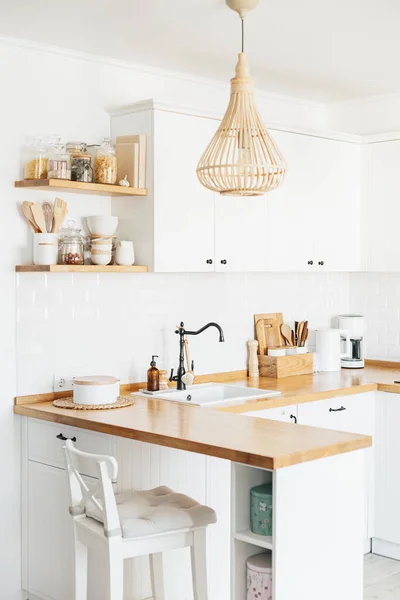 Eco friendly kitchen, zero waste home concept