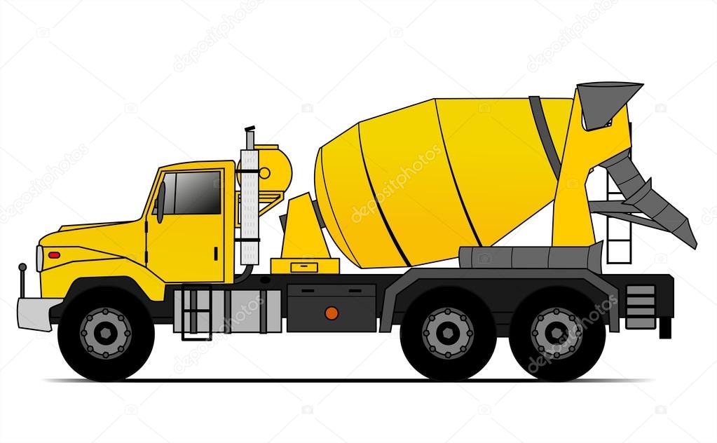 American style cement truck Stock Vector Image by ©brudercz #101104932