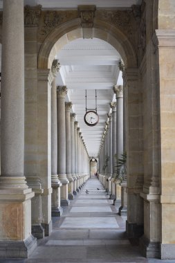 Colonnade in Karlovy Vary clipart