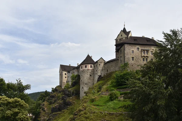 Castello di Loket, Repubblica Ceca — Foto Stock