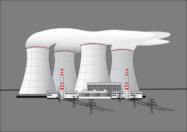 核発電所 — ストックベクタ