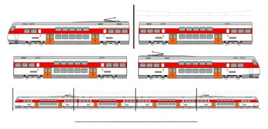 şehir ulaşım tren seti