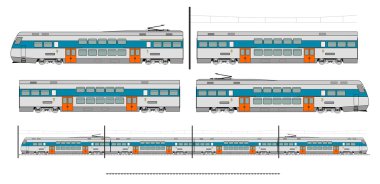 şehir ulaşım tren seti