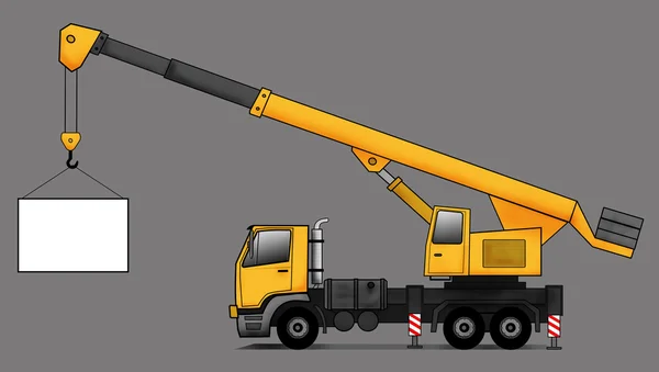 Crane truck — Stock Photo, Image