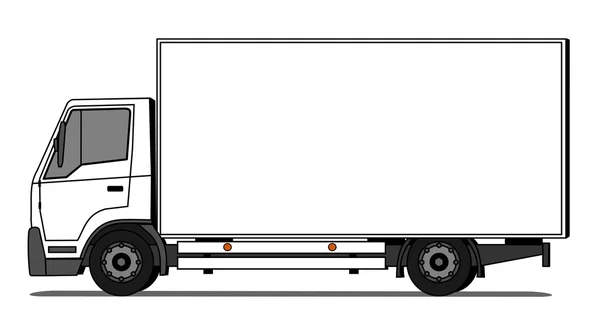 Camion de livraison — Image vectorielle